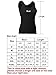 Hestya Women Tank Top Built-in Bra Camisole Padded Cami Top Bra Top Cami for Women Lady Girls, Multicolors, S - XXL (XXXL Size, Black)