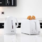Russell Hobbs Textures 1.7L Electric Kettle White 3KW Fast Boil Push Lid view 5