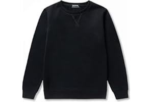 DOTDOG Unisex Youth Soft Brushed Fleece Basic Crewneck Pullover Sweatshirt for Boys or Girls (Age 3-12 Years)