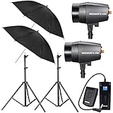 Neewer 360W Strobe Flash Light Photo Studio Kit and Wireless Radio 16 Channel Trigger Set for Professional & Home Studio Photography