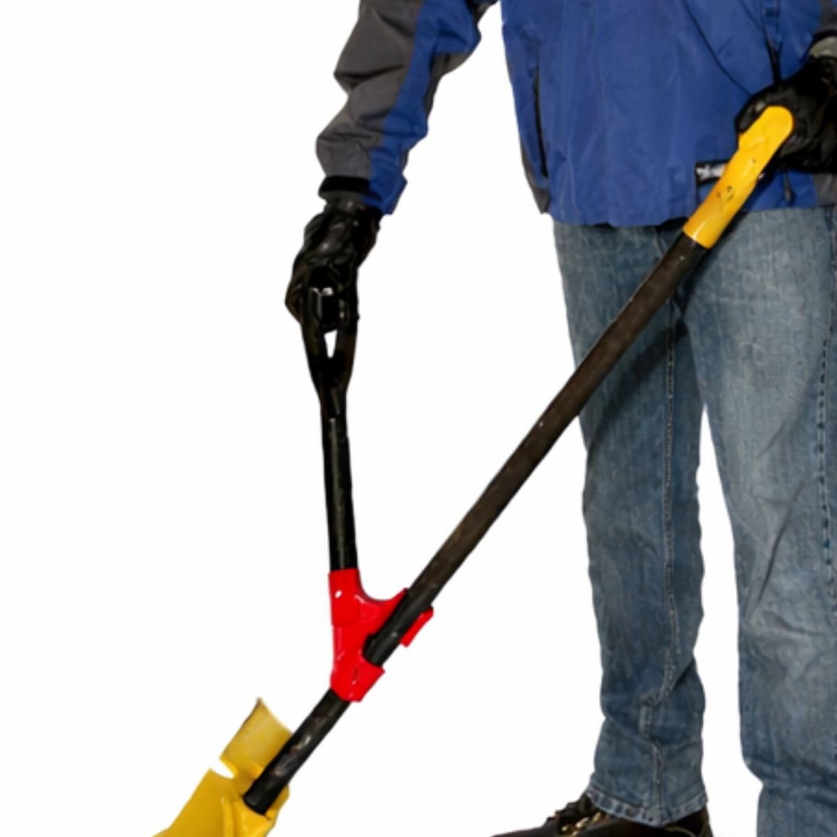 The Heft Plus Secondary Back Saver Handle for Snow Shovels and Garden Tools as Seen on Dragon's Den (Canada Shark Tank) (1 ct., Standard)