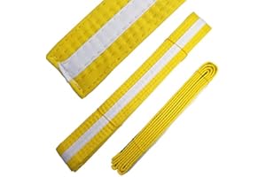 Ace Martial Arts Supply White Stripe Color Belts