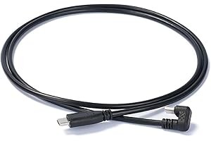 1m / 2m / 3.0m USB C to USB Cable 180 Degree Bend Type Charging Cord PD60W Fast Charging for Tablets Phones Black Data Transf