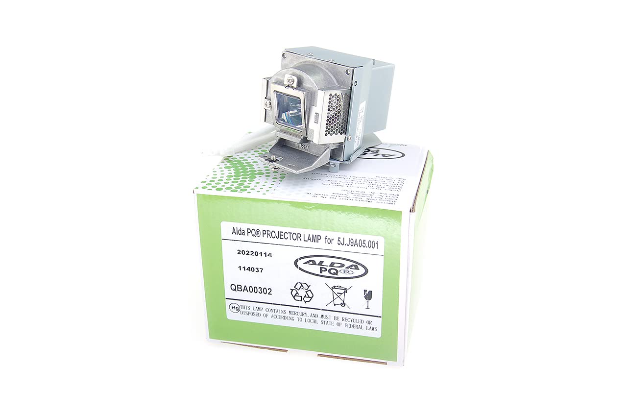 Alda PQ Premium, Projector Lamp compatible with BENQ MX806PST, MX806ST, MX818ST, MX819ST, TS819ST, TX7730D, 5J.J9A05.001 Projectors, Lamp with Housing