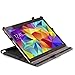 MoKo Samsung Galaxy Tab S 10.5 Case - Slim-Fit Multi-angle Folio Cover Case for Samsung Galaxy Tab S 10.5 Inch Android Tablet, BLACK (With Smart Cover Auto Wake / Sleep)