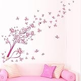 Wall Sticker, Hatop New Butterfly Flower Fairy stickers Bedroom Living Room Walls (B)