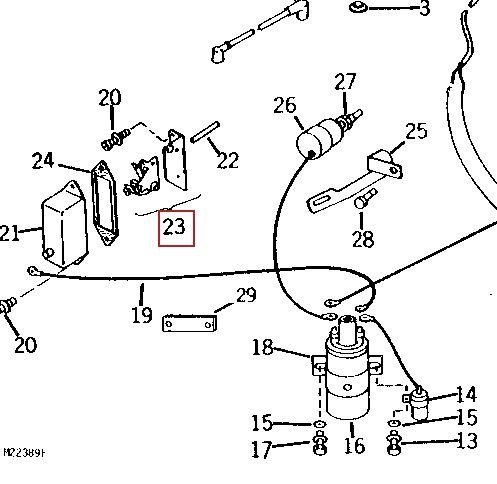 John Deere Original Equipment Breaker Points #AM35000