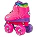 Crazy Skates Dream Roller Skates for Girls with LED Light-up Wheels - Pink (Size: US Mens j13 | US Ladies j13 | EU 31)
