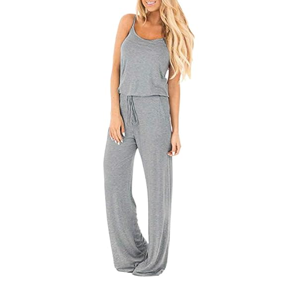 gray casual jumpsuit