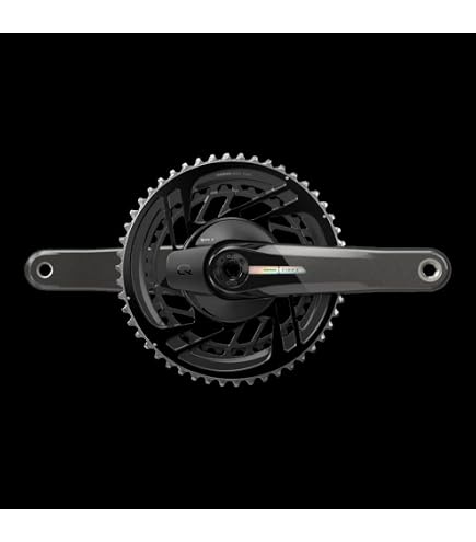 Pédalier SRAM Force AXS Avec Capteur De Puissance - 172,5 Mm, 46/33 Dents, 12 Vitesses | Carbone, Axe DUB, Compatible Route
