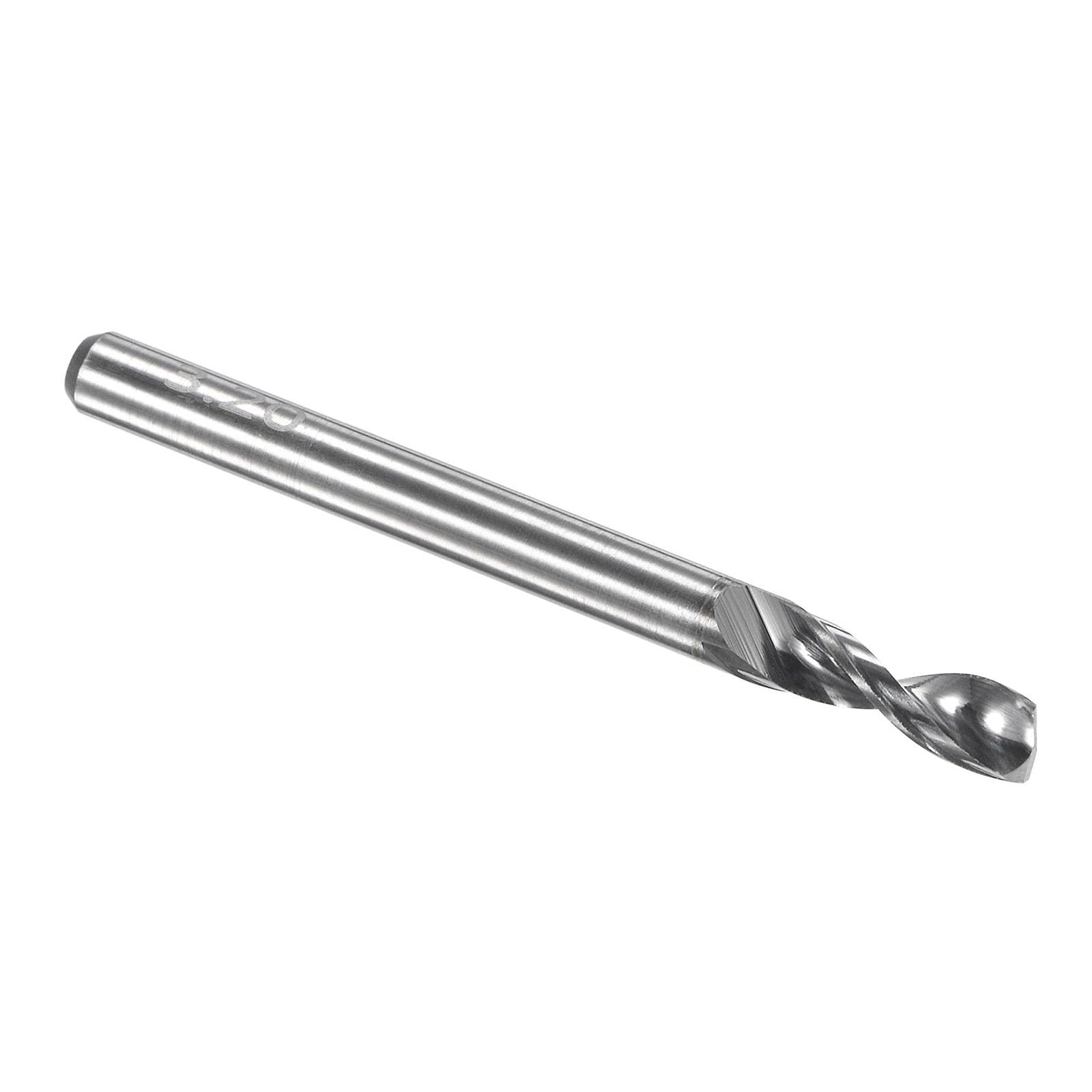 TA-VIGOR 3.2mm PCB Drill Bits, 1/8 Inch Shank Tungsten Carbide Micro Drill Bits Set Spiral Flute CNC Router Bits Drilling Rotary Tool for Print Circuit Board Jewelry CNC Engraving — image 1