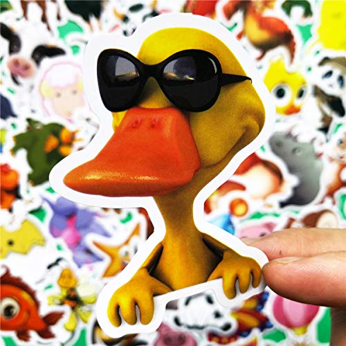 100PCS Lovely Cartoon Animals Stickers Waterproof Laptop Astronaut Stickers Car Bicycle Suitcase Computer Water Bottle Mobile Phone Stickers Decals for Kids (Cartoon Animals 100)