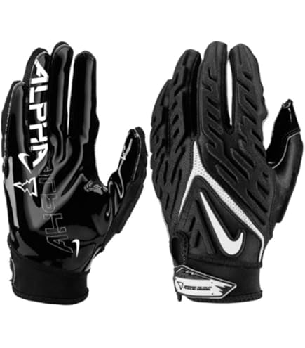 Amazon.com : Nike Superbad 7.0 Football Gloves Black | Black