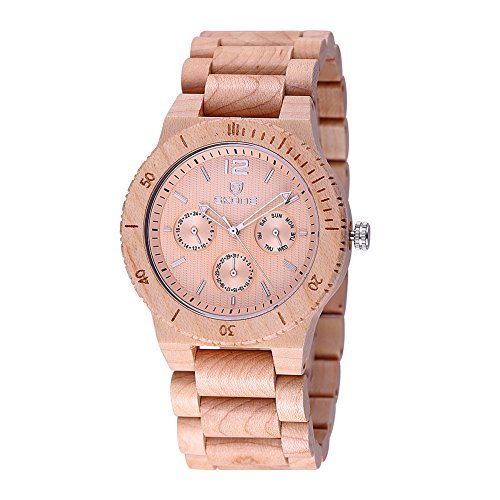 wooden skeleton watch