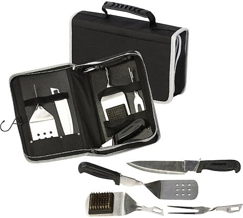 Picnic Plus Blaze 6 Piece Interchangeable Barbecue Tool Set
