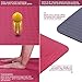Vanerdun Yoga Mat – High-Density Non-Slip Yoga Mat, TPE Material is Environmentally Friendly and Highly Elastic,Workout Mat for All Type of Yoga, Pilates and Fitness(1/4 inch)(Red/Dark Grey)thumb 3