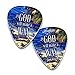 Christian Guitar Picks for Gospel Music - In Christ Alone (12-Pack) - Medium Celluloid - Best Inspirational Music Gifts for Church Worship Team, Pastor, Youth Group, Dad, Mom, Boys, Girls