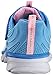 Skechers Kids Swirly Girl-81702L Gore and Strap Sneaker (Little Kid/Big Kid), Blue/Pink, 12.5 M US Little Kid