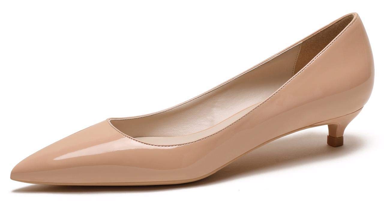 pointed toe slip on heels