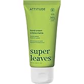 ATTITUDE Hand Cream, EWG Verified, Plant and Mineral-Based, Vegan Personal Care Products, Pear & Amber, 2.5 Fl Oz