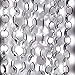 26FT Crystal Garland, KINJOEK Crystal Clear Glass Bead Garland Chandelier Hanging for Wedding Home DIY Craft Jewelry Party Tree Decoration