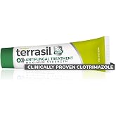 terrasil Clotrimazole Antifungal Cream Maximum Strength Treatment, 0.5oz | Fungal Yeast Infection, Athletes Foot, Jock Itch, Ringworm, Natural Ingredients, Anti Fungal Treatment for Skin and Feet
