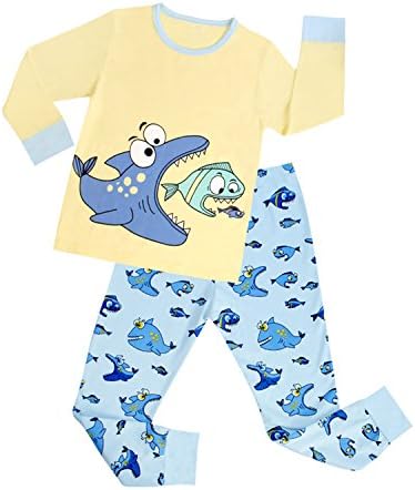 "Princess" Little Girls' 2 Piece Long Sleeve Pajama Sets 100% Cotton Sleepwear Toddler Kids Clothes