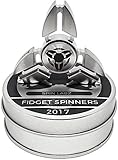 SpinLabz Full Stainless Steel Fidget Hand Spinner Toy EDC Tri Precision R188 Bearing. Spins Longer, Built Stronger. Smooth Up To 5 Minute Spin Times.