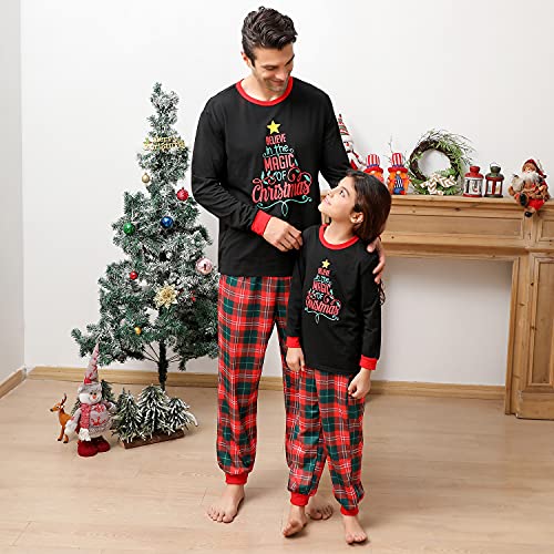 Matching Family Christmas Pajamas Set, Xmas Holiday PJs for Women