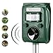Animal Pest Repeller, Solar Powered Ultrasonic Pest Repellent, Effective Outdoor Waterproof with LED Flashing Light Pest Control, Repels Raccoons, Skunks, Foxes, Dogs, Cats,Rabbits,Deer, Squirrels etc