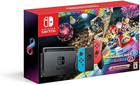 Nintendo Switch w/ Mario Kart 8 Deluxe