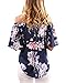 StyleDome Womens Off Shoulder Floral Print Summer Casual Fashion Blouse Tops
