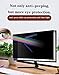 MZaxam 24 Inch Computer Privacy Screen Filter for 16:10 Aspect Ratio Widescreen Monitor, Anti-Glare, Blocks 96% UV, Anti-Scratch Protectorthumb 1