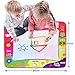 Aqua Doodle Mat, 4 Colored Water Drawing Painting Writing Educational Toy Mat Board + 2 Magic Pen Learning Doodle Gift + Cartoon Seal for Children Baby Toddlers Kids Boys Girls (31.5 X 23.6 Inches)