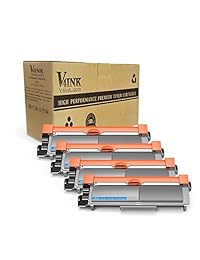 V4INK - Cartucho de tóner de repuesto para Brother TN630 TN660 (negro, 4 unidades), para uso en HL-L2340DW HL-L2300D HL-L2380DW MFC-L2700DW L2740DW DCP-L2540DW L2520DW HL-L2320D MFC-L2720DW L2740DW