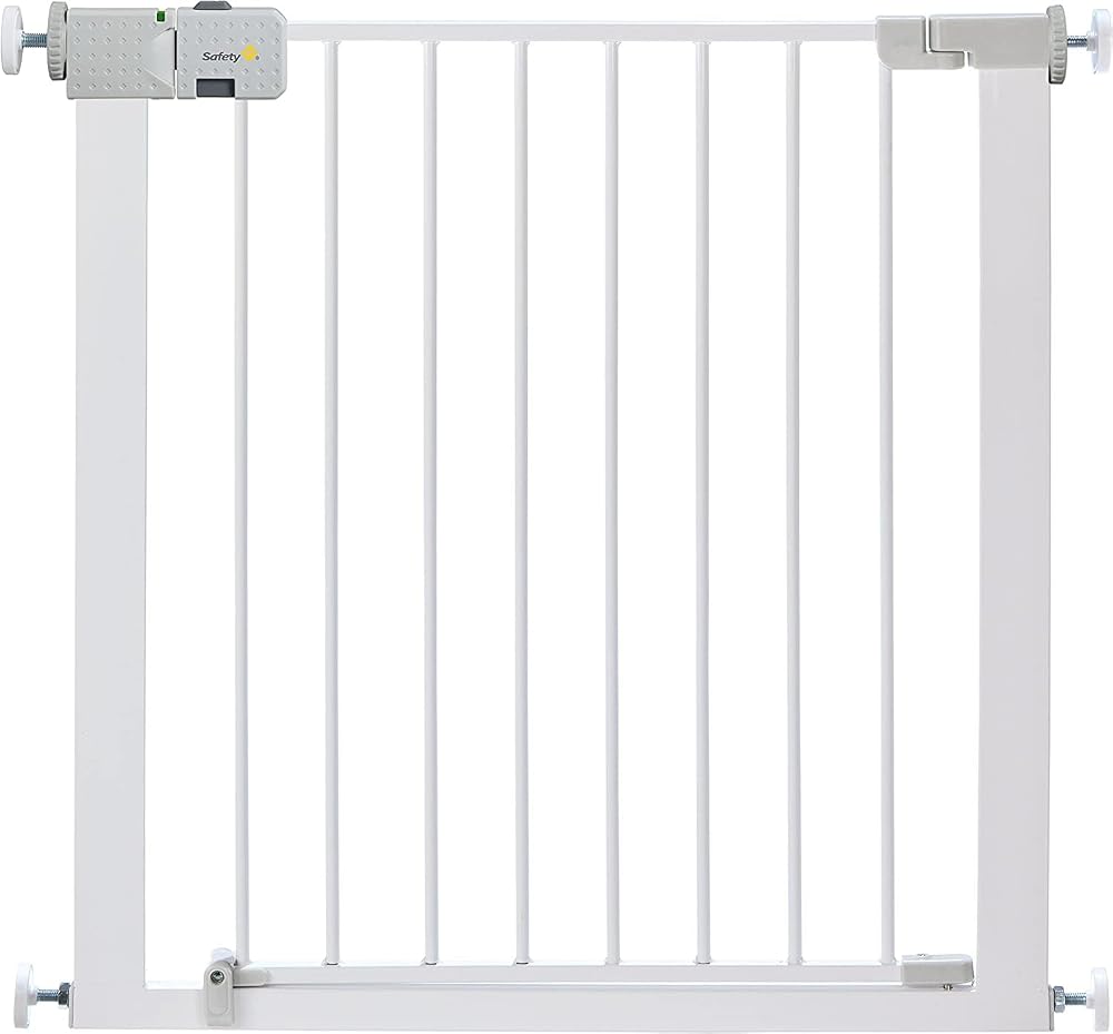 Safety 1st SecureTech Simply Close Metal Gate White 73-80 cm