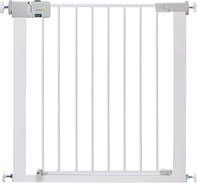 Safety 1st SecureTech Simply Close Metal Gate White 73-80 cm