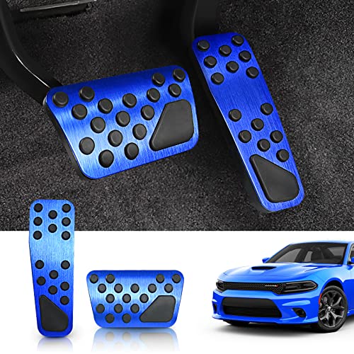 KVR Fit for 2023 Dodge Challenger Pedals，Aluminum Alloy Pedal Cover