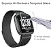 [ 3-Pack ] Fitbit Versa Screen Protector, Masua Waterproof 9H Tempered Glass Screen Protector for Fitbit Versa Smart Watch [2.5D Round Edge] [9H Hardness] [Crystal Clear] [Anti-Scratch] [No-Bubble]