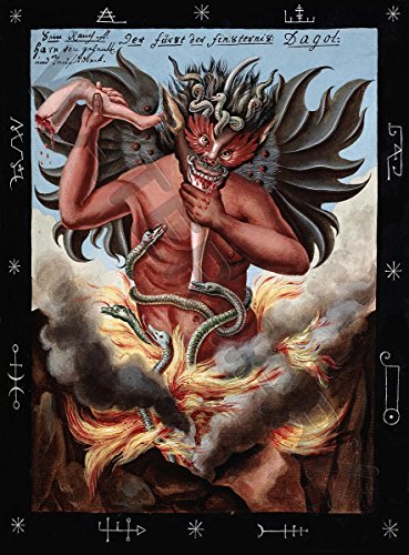 DAGOL PRINCE OF DARKNESS WALL ART PRINT POSTER LF3532