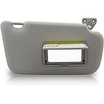 Amazon.com: KMBNTU Gray Passenger Side Sun Visor Compatible