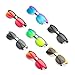 Dollger Futuristic Sunglasses Space Cyclops Wrap Around Glasses Rimless Translucent Mirrored Lens
