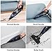 Deik Vacuum Cleaner, 2 in 1 Cordless Vacuum Cleaner, Lightweight Stick and Handheld Vacuum, High-power Rechargeable Bagless Vacuum with Upright Charging Base