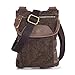 Ranboo Crossbody Phone Purse, Canvas Shoulder Bag Belt Clip Loop Cell Phone Pouch Compatible for iPhone XS Max XS XR 7 8 Plus Holster Case Note 9 8 Zipper Pocket Men Travel Wallet Waist Bag Army Grey