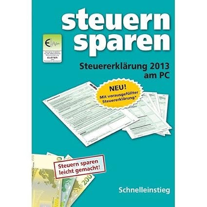 Steuern Sparen 2014 Steuererklarung 2013 Am Pc Amazon De Software