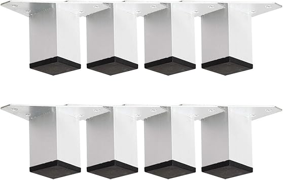 Uxcell 2 4 Inch Furniture Legs Aluminium Alloy Sofa Couch Table