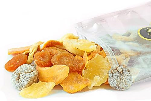 Wellivo Mixed Dried Fruits Selection 500g of Dried Mango, Pears ,figs, Pineapple and apricots 500g Dry Fruits