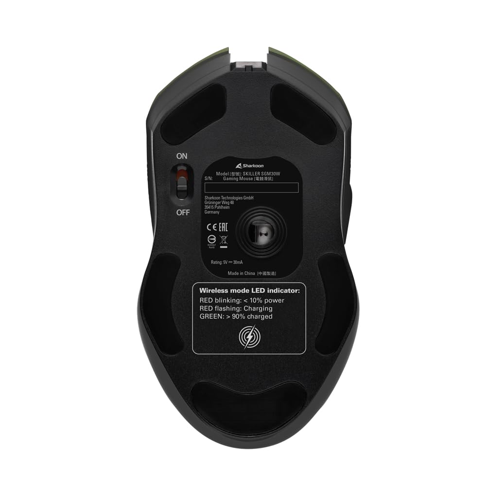 Sharkoon Skiller SGM30W, Kabellos, Gaming Maus 2