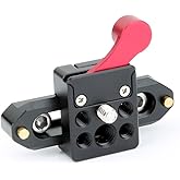 NICEYRIG NATO Lock Clamp with Quick Release NATO Rail 70mm for Video Monitor Microphone LED Light - 080
