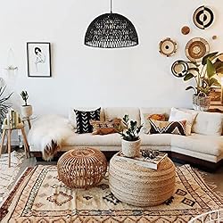 JONATHAN Y JYL6504C Campana 20" 1-Light Bohemian